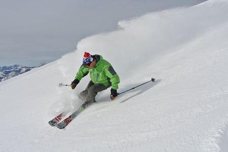 reggie auf der piste